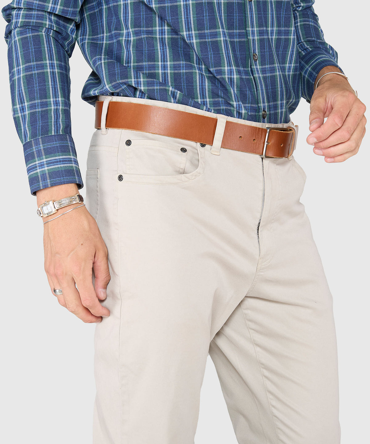 Westport Black Ocean Washed Stretch 5-Pocket Pant, Men's Big & Tall