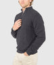 Westport Black Legacy Cotton Cashmere Button Mock Sweater