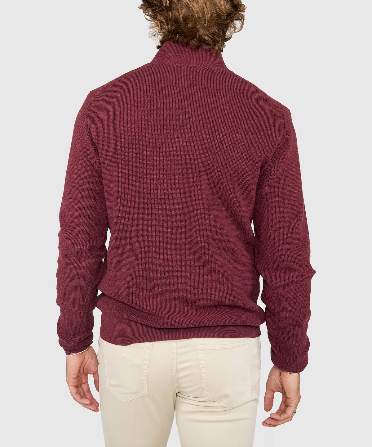 Westport Black Legacy Cotton Cashmere Button Mock Sweater, Men's Big & Tall