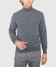 Westport Black Long Sleeve Alpine Cable Turtleneck Sweater