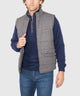 Westport Black Wool Blend Herringbone Commuter Vest