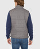 Westport Black Wool Blend Herringbone Commuter Vest