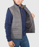 Westport Black Wool Blend Herringbone Commuter Vest
