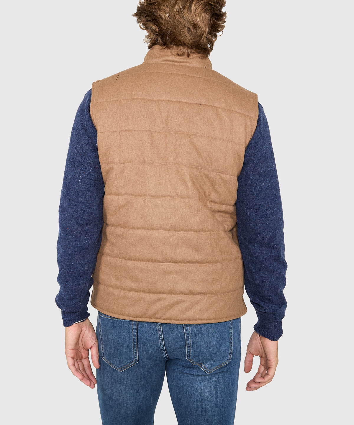 Westport Black Wool Blend Commuter Vest, Men's Big & Tall