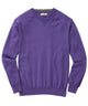Westport Lifestyle Iconic Keyhole Cotton Cashmere Crew Neck Sweater