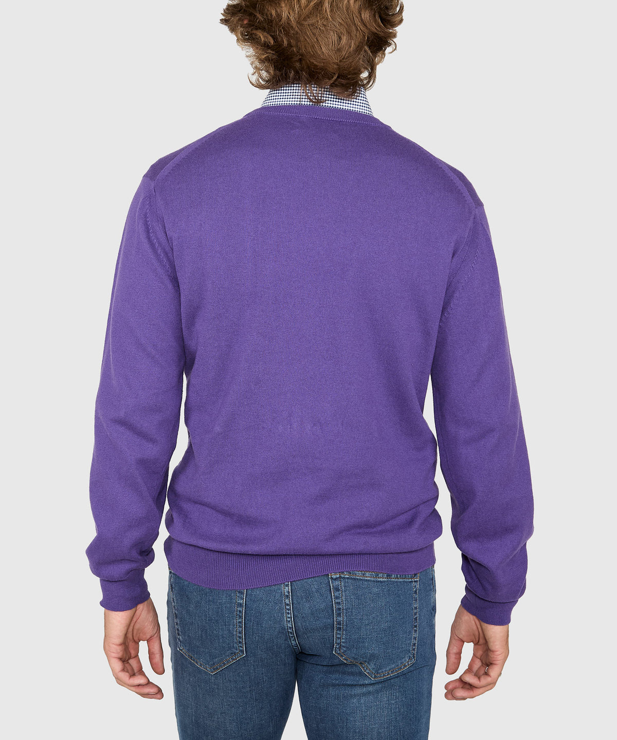 Westport Lifestyle Iconic Keyhole Cotton Cashmere Crew Neck Sweater, Men's Big & Tall
