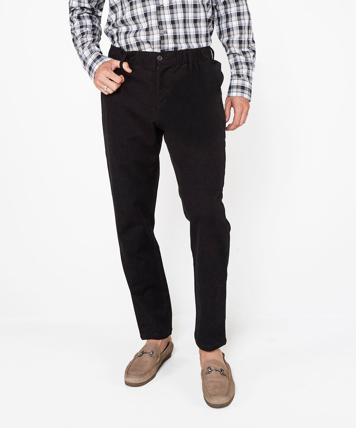 Westport Lifestyle Moleskin Elastic Waist Pant, Men's Big & Tall