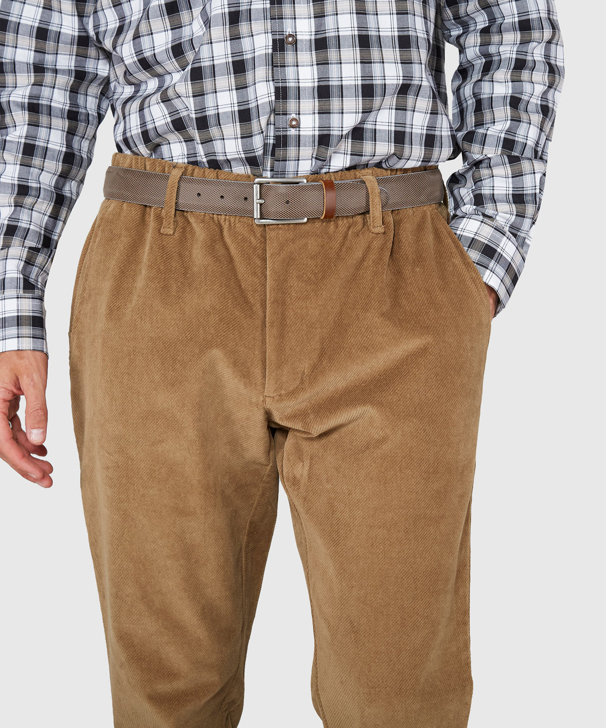 Westport Lifestyle Moleskin Elastic Waist Pant, Men's Big & Tall