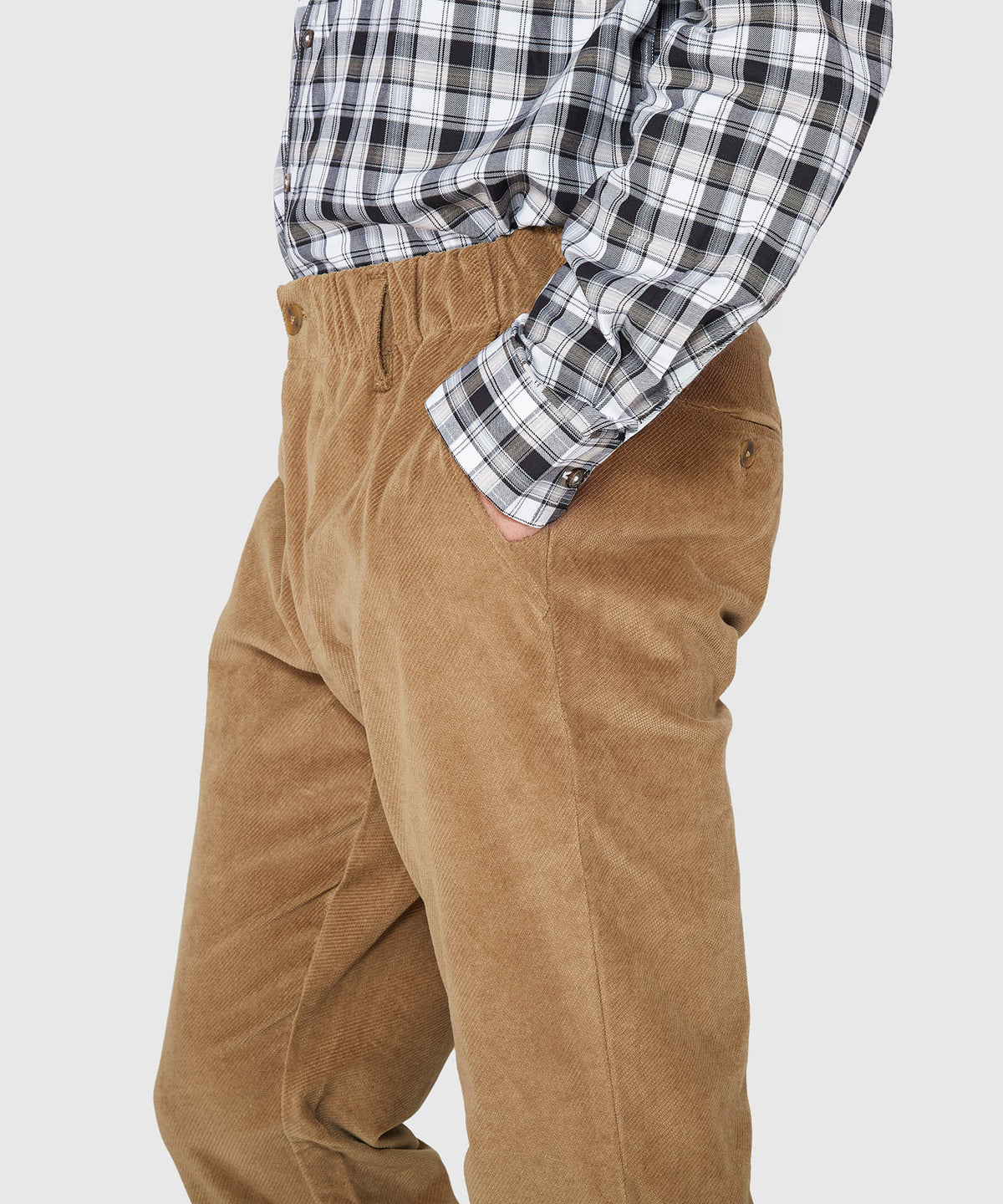 Westport Lifestyle Moleskin Elastic Waist Pant, Men's Big & Tall