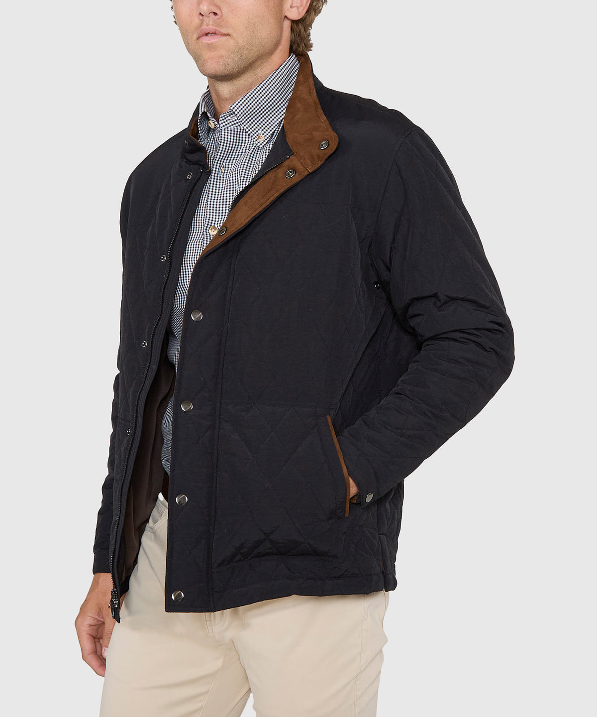Westport Lifestyle Highland Quilted Shooter Jacket, Men's Big & Tall