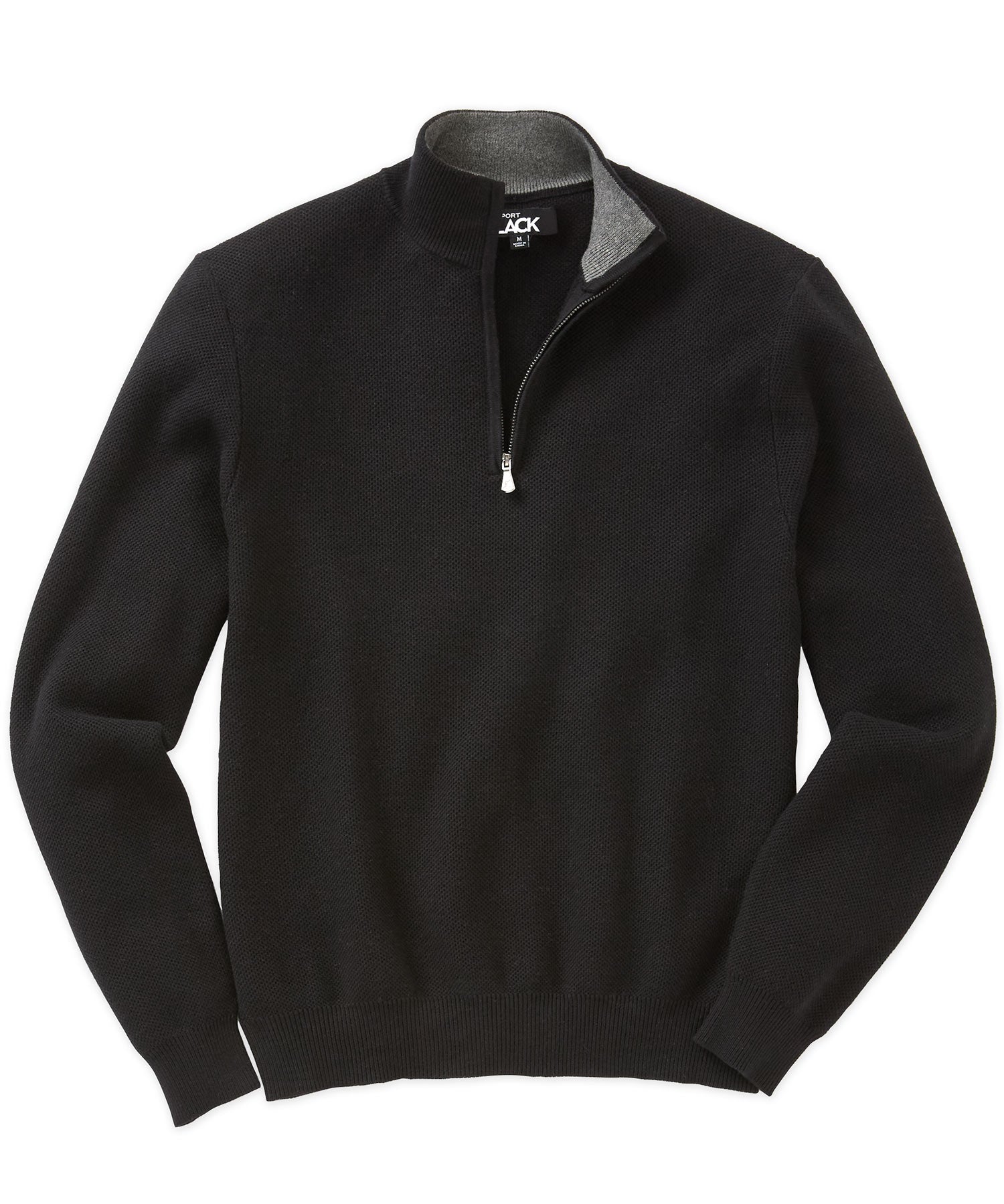 Westport Lifestyle Pinecrest Cotton Cashmere Quarter Zip Sweater, Men's Big & Tall
