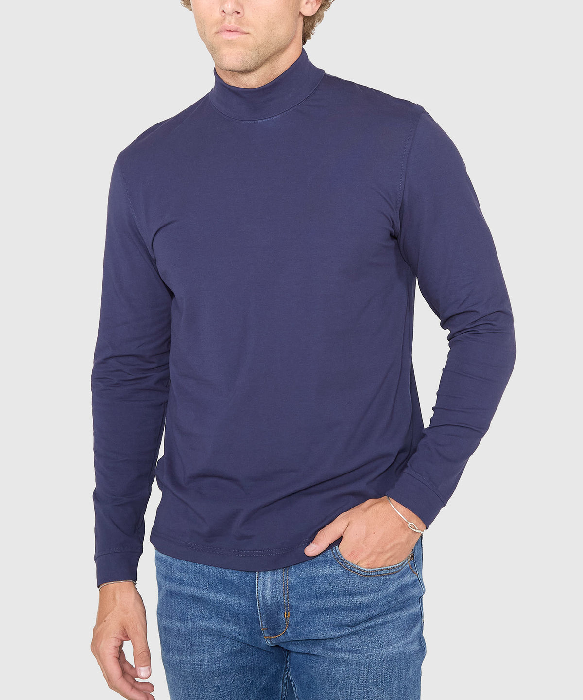 Westport Lifestyle Summit Stretch Cotton Turtleneck, Men's Big & Tall