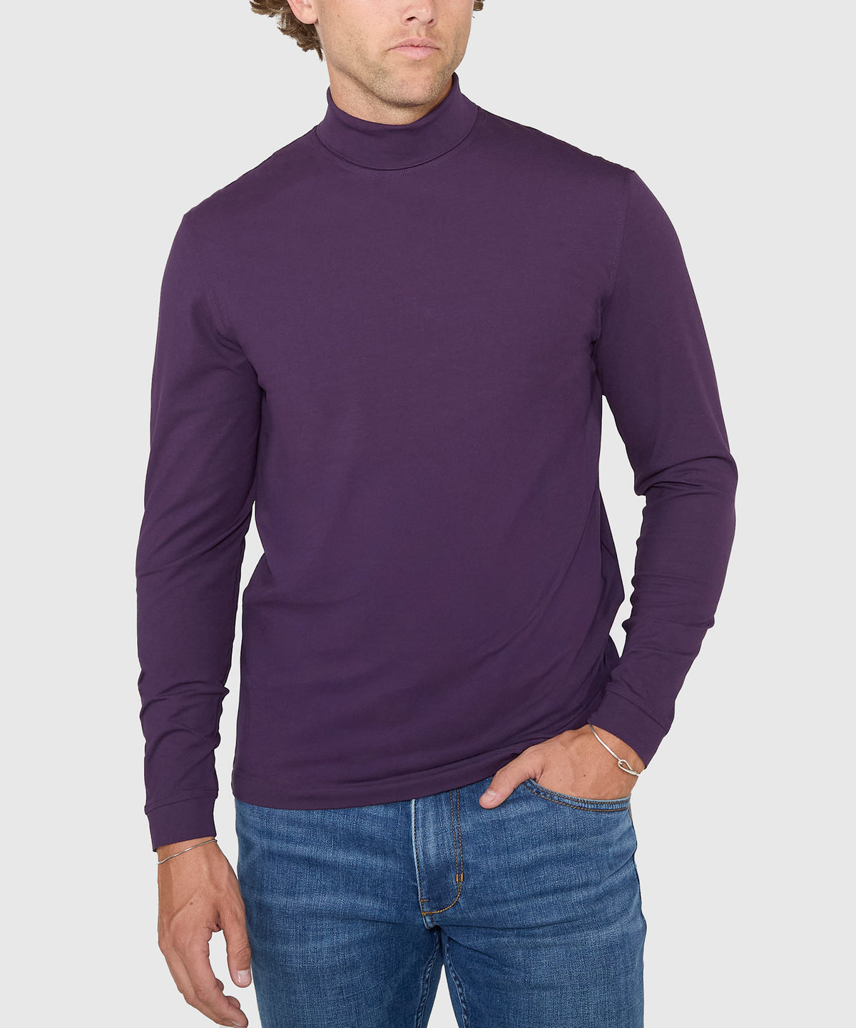 Westport Lifestyle Summit Stretch Cotton Turtleneck, Men's Big & Tall