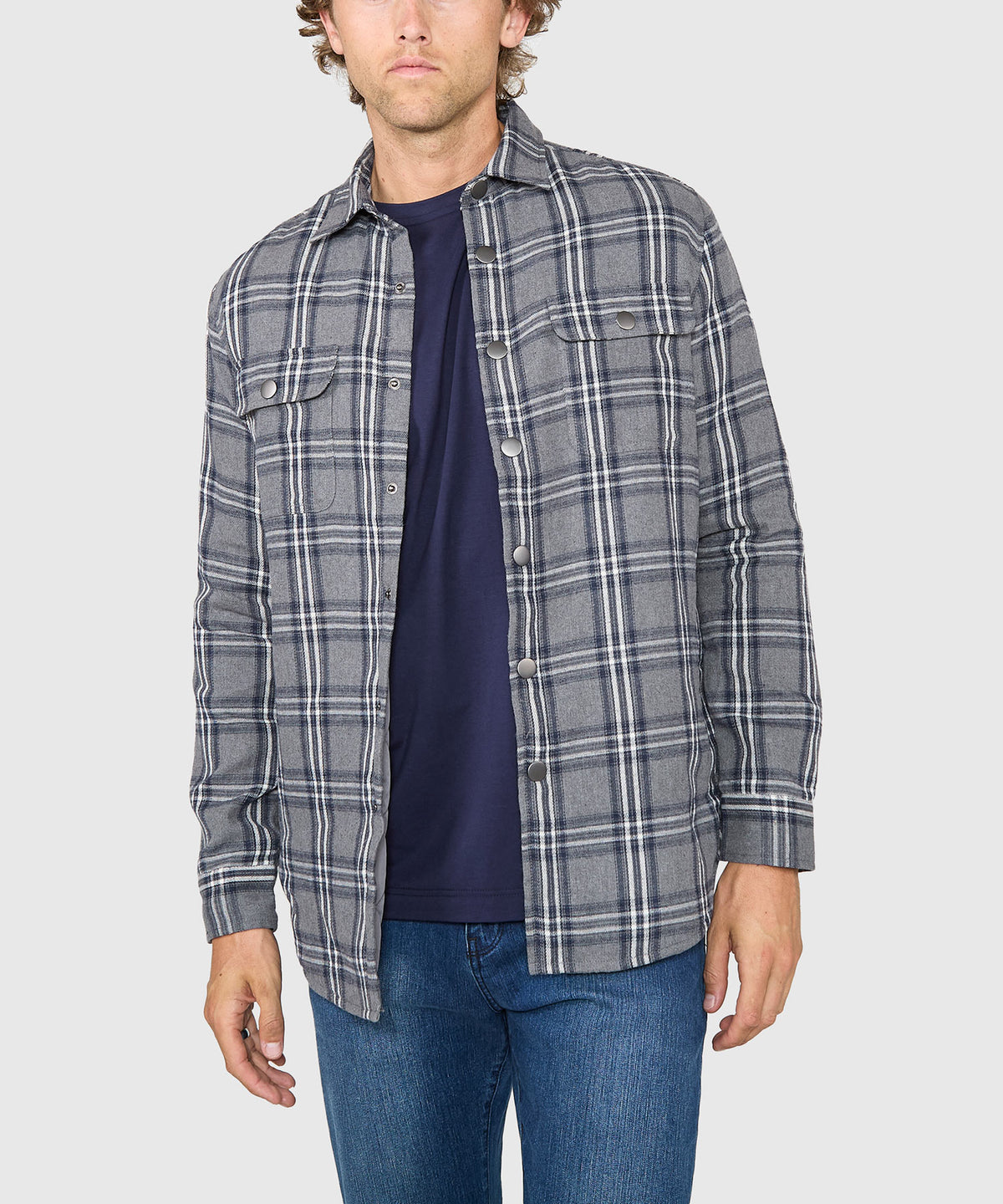 Westport Lifestyle Firepit Flannel Shirt Jacket, Men's Big & Tall