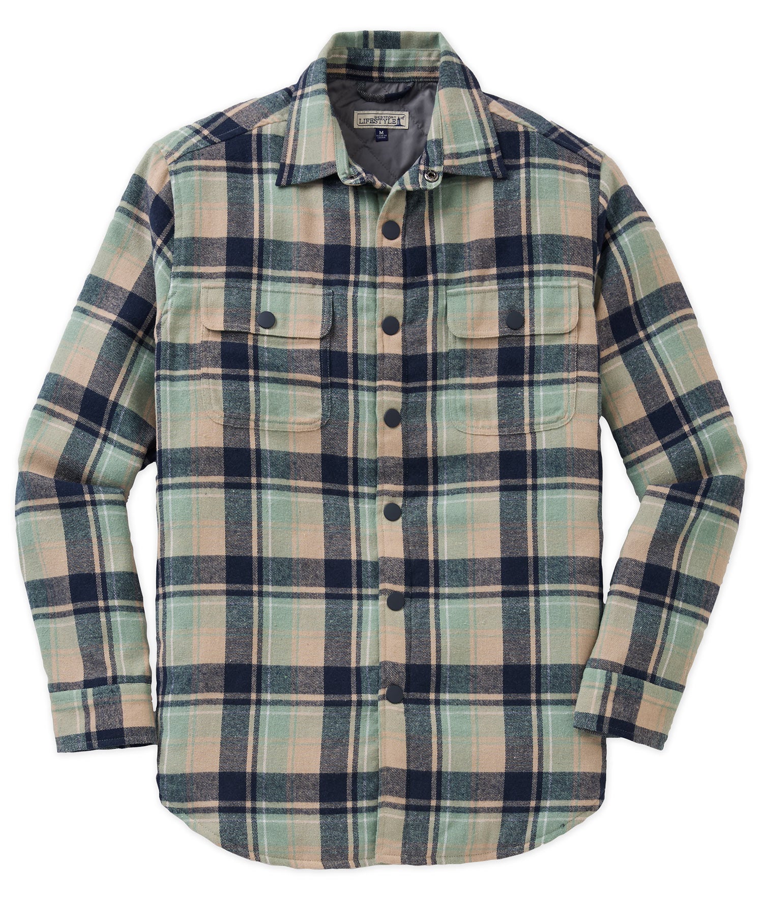 Westport Lifestyle Firepit Flannel Shirt Jacket, Men's Big & Tall