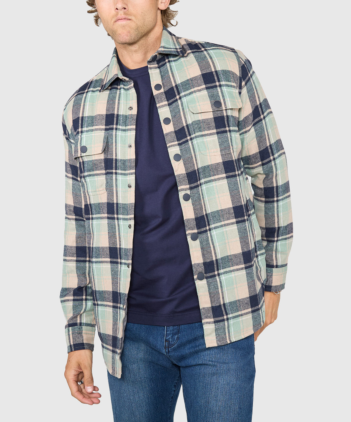 Westport Lifestyle Firepit Flannel Shirt Jacket, Men's Big & Tall