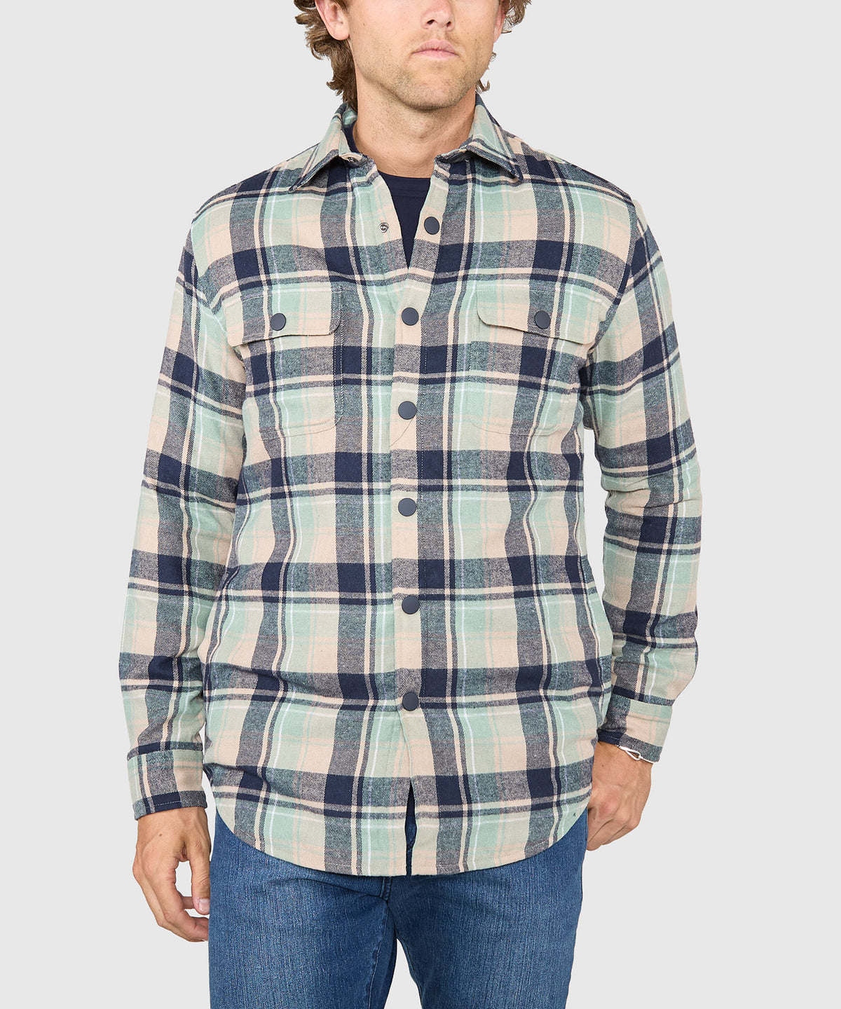 Westport Lifestyle Firepit Flannel Shirt Jacket, Men's Big & Tall
