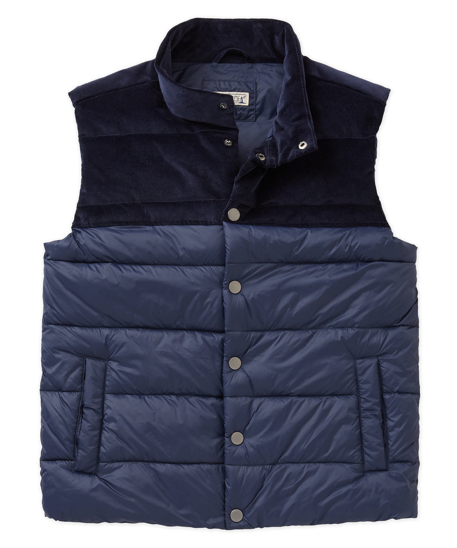 Westport Lifestyle Fireside Mixed Media Channel Vest, Men's Big & Tall