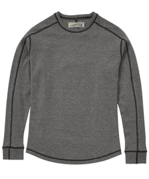 Westport Lifestyle Long Sleeve Cooper Waffle Crew Neck Knit Shirt