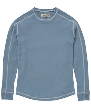 Westport Lifestyle Long Sleeve Cooper Waffle Crew Neck Knit Shirt