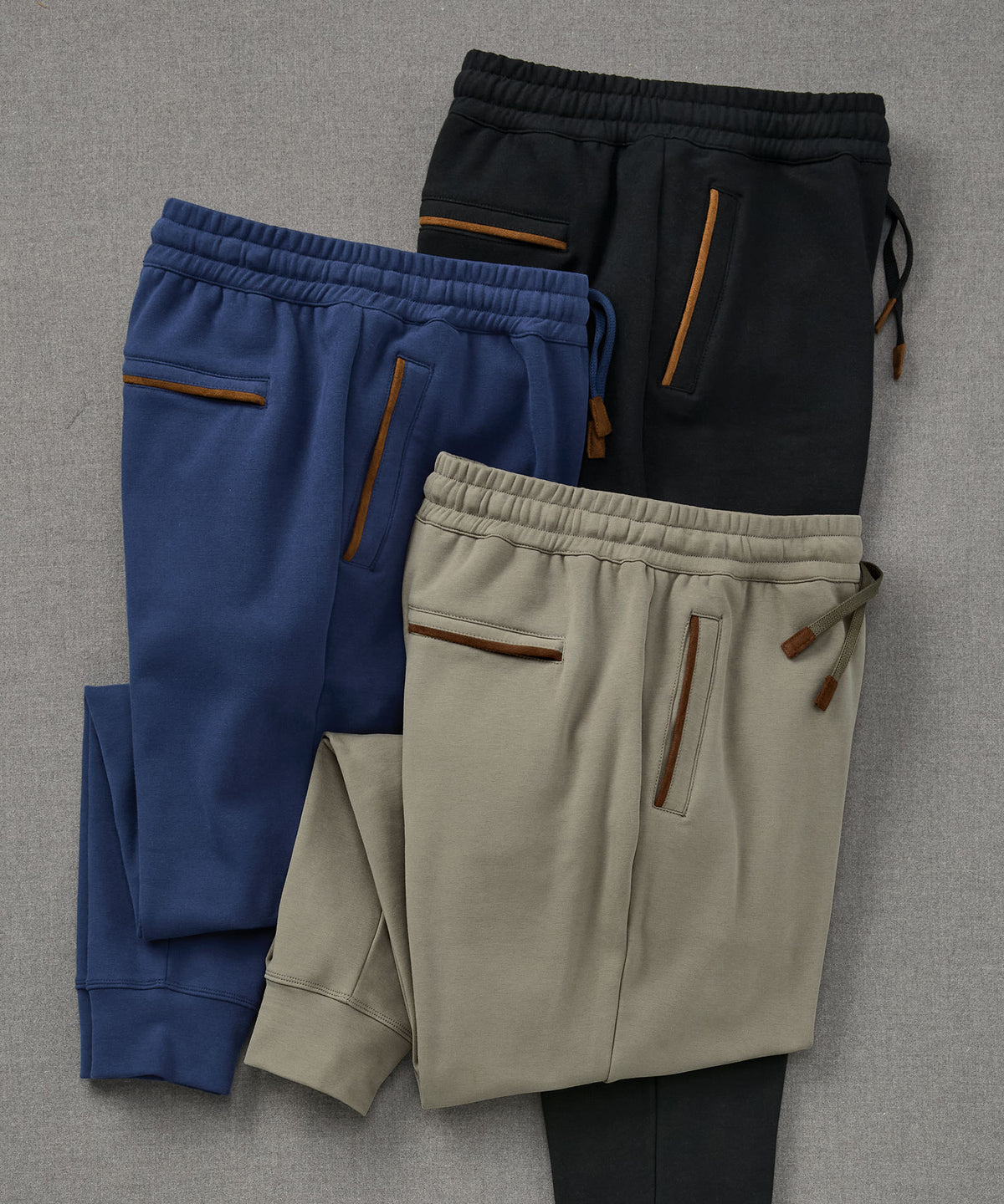 Westport Lifestyle Sueded Interlock Jogger, Men's Big & Tall
