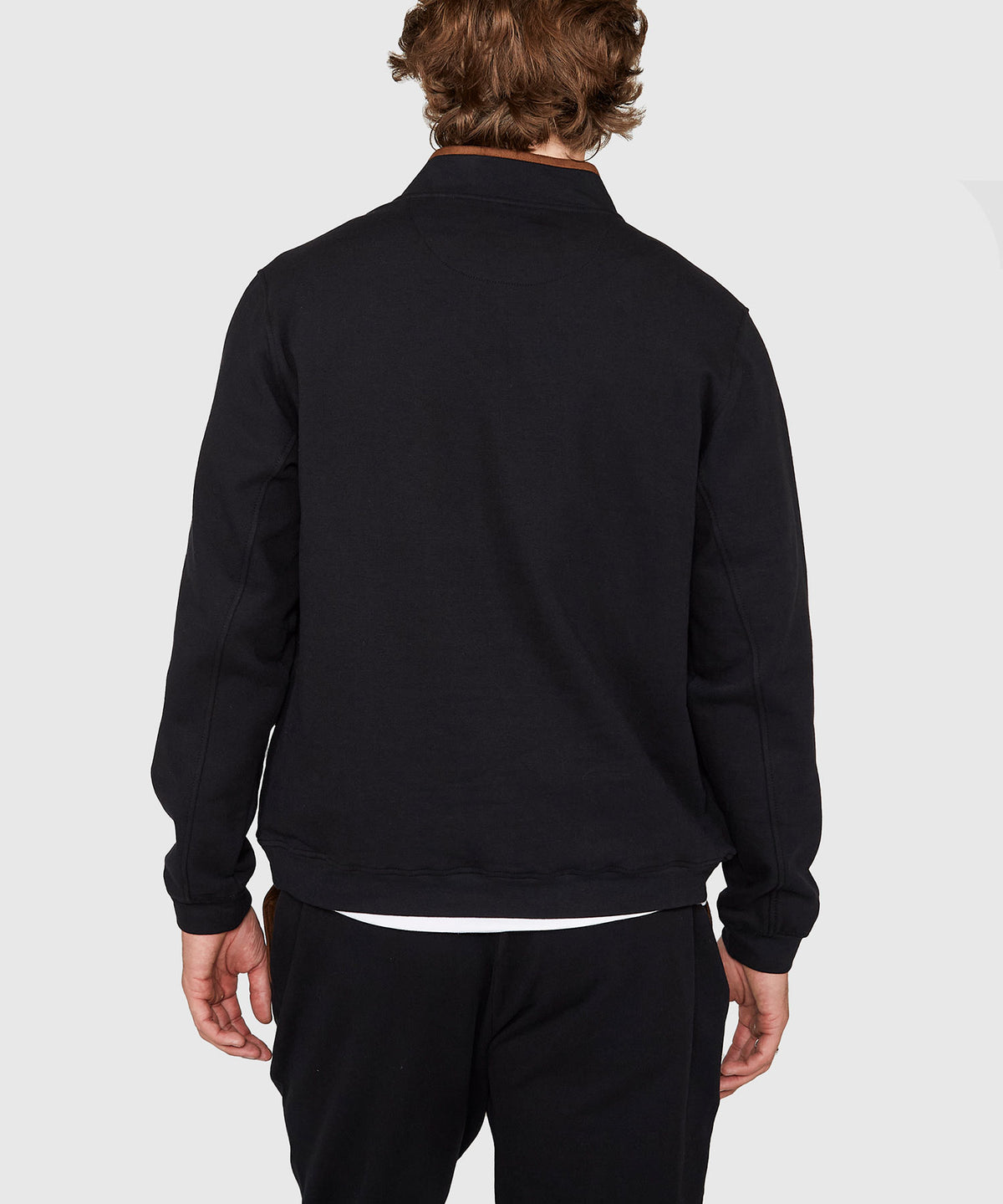 Westport Lifestyle Sueded Interlock Quarter Zip Jacket, Men's Big & Tall