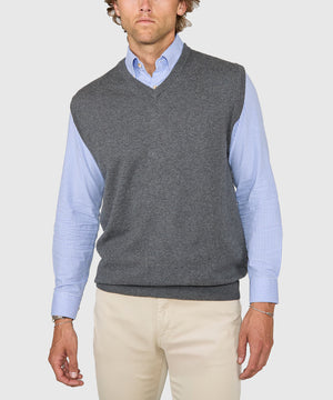 Westport Lifestyle "Classic" Cotton Cashmere V-Neck Vest
