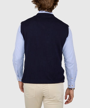 Westport Lifestyle "Classic" Cotton Cashmere V-Neck Vest