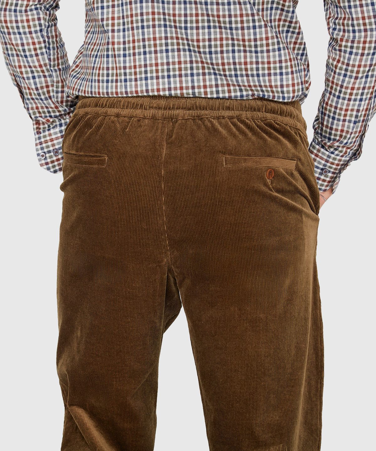 Westport Lifestyle Mitchell Elastic Waist Stretch Corduroy Pant, Men's Big & Tall