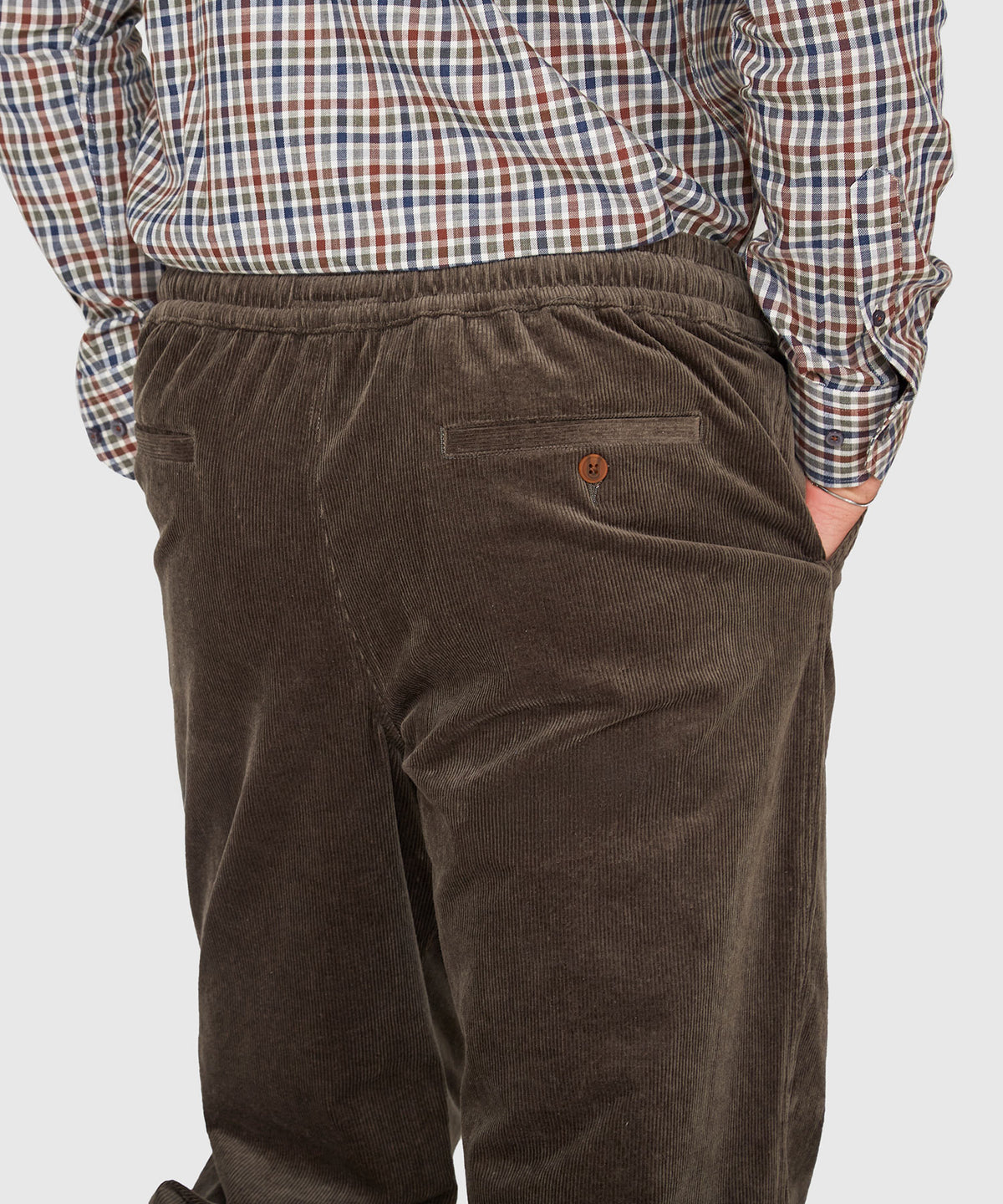 Westport Lifestyle Mitchell Elastic Waist Stretch Corduroy Pant, Men's Big & Tall