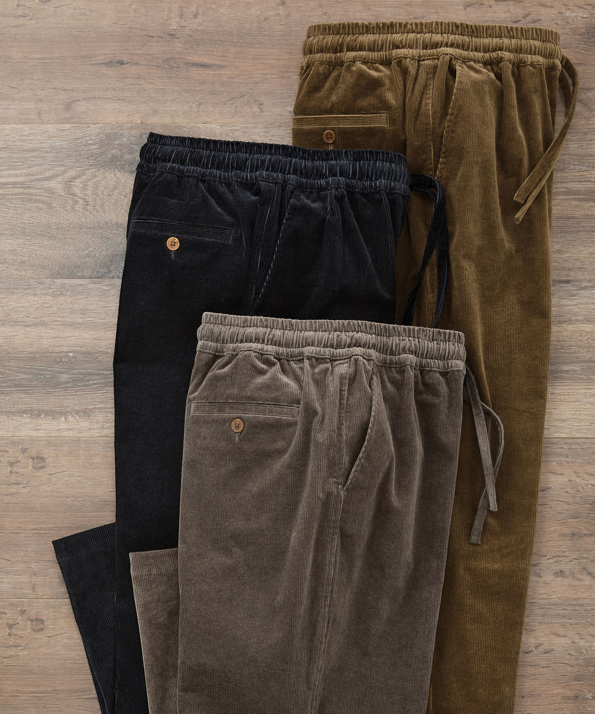 Westport Lifestyle Mitchell Elastic Waist Stretch Corduroy Pant, Men's Big & Tall