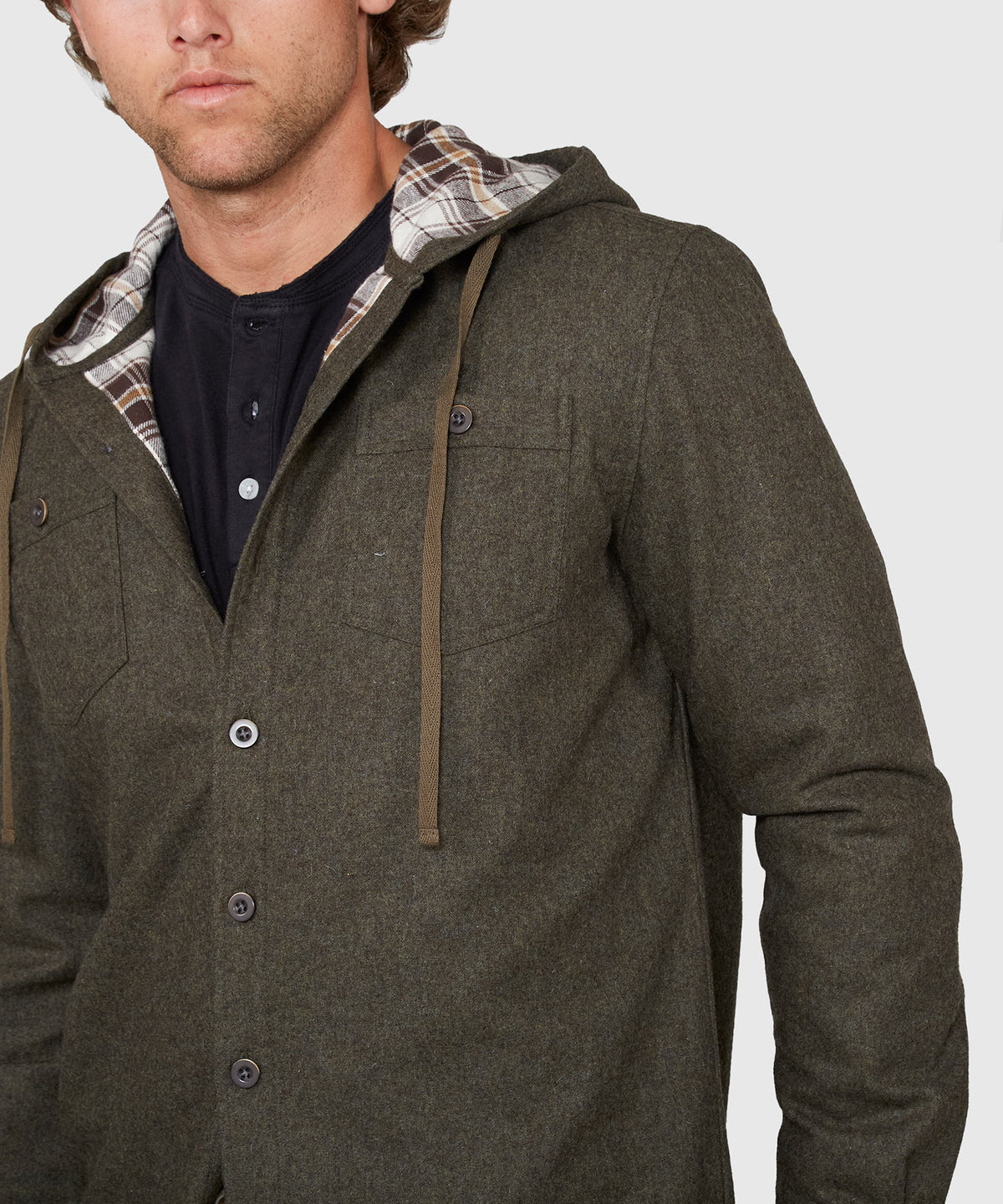 Westport Lifestyle Firepit Hooded Shirt Jacket, Men's Big & Tall