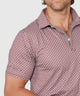 Westport Lifestyle Short Sleeve Box Print Performance Polo