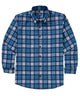 Westport No-Tuck Long Sleeve Button Down Collar Plaid Stretch Performance Sport Shirt