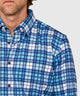 Westport No-Tuck Long Sleeve Button Down Collar Plaid Stretch Performance Sport Shirt