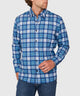 Westport No-Tuck Long Sleeve Button Down Collar Plaid Stretch Performance Sport Shirt