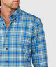 Westport No-Tuck Long Sleeve Button Down Collar Plaid Stretch Performance Sport Shirt