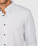 Westport No-Tuck Long Sleeve Button Under Spread Collar Mini Dot Stretch Performance Sport Shirt