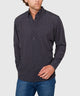 Westport No-Tuck Long Sleeve Button Under Spread Collar Geo Print Stretch Performance Sport Shirt