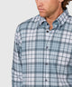 Westport No-Tuck Long Sleeve Button Down Collar Plaid Stretch Performance Sport Shirt