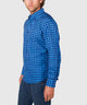 Westport No-Tuck Long Sleeve Button Down Collar Check Print Stretch Performance Sport Shirt