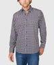 Westport No-Tuck Long Sleeve Button Down Collar Gingham Stretch Performance Sport Shirt