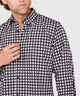 Westport No-Tuck Long Sleeve Button Down Collar Gingham Stretch Performance Sport Shirt