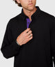 Westport No-Tuck Long Sleeve Stretch Cotton Rich Contrast Trim Placket Polo