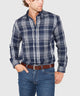 Westport Lifestyle Long Sleeve Button Down Collar Flannel Sport Shirt