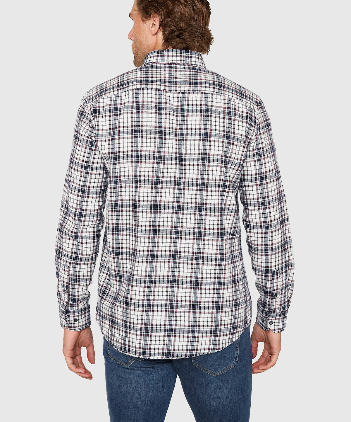 Westport Lifestyle Long Sleeve Button Down Collar Flannel Sport Shirt, Men's Big & Tall