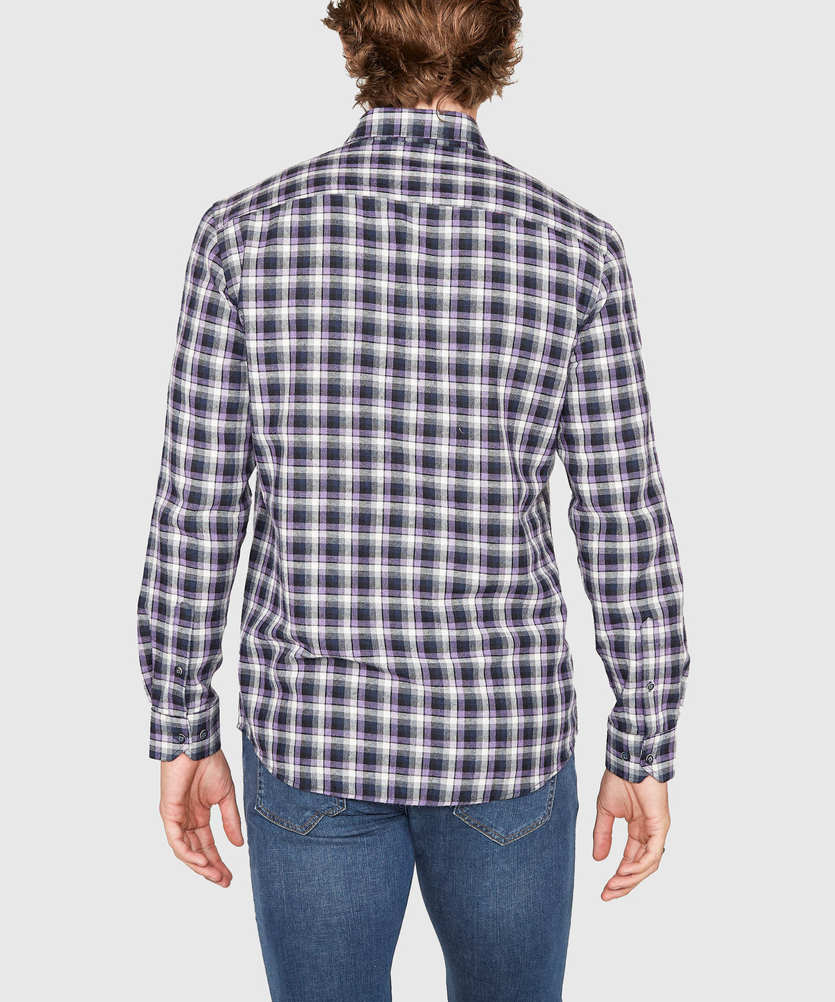 Westport Lifestyle Long Sleeve Button Down Collar Flannel Sport Shirt, Men's Big & Tall