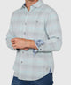 Tommy Bahama Long Sleeve Coastline Cord Mesa Plaid Sport Shirt