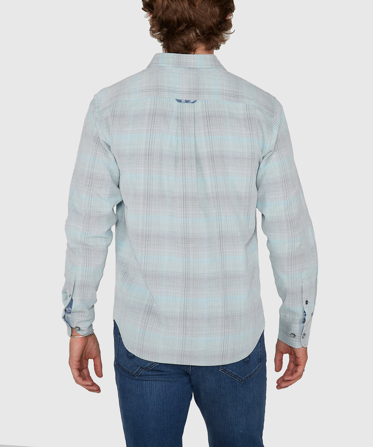 Tommy Bahama Long Sleeve Coastline Cord Mesa Plaid Sport Shirt, Men's Big & Tall