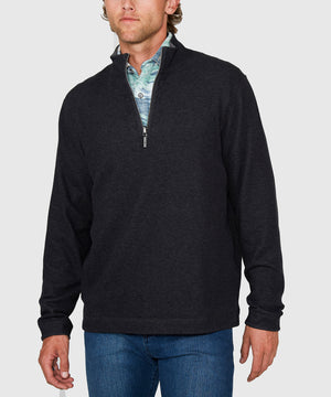 Tommy Bahama Long Sleeve Flipview Half-Zip Pullover